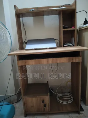 Computer table for sale. Location: Muslimnagar, Matuail, Dhaka.
