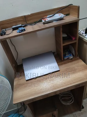 Computer table for sale. Location: Muslimnagar, Matuail, Dhaka.