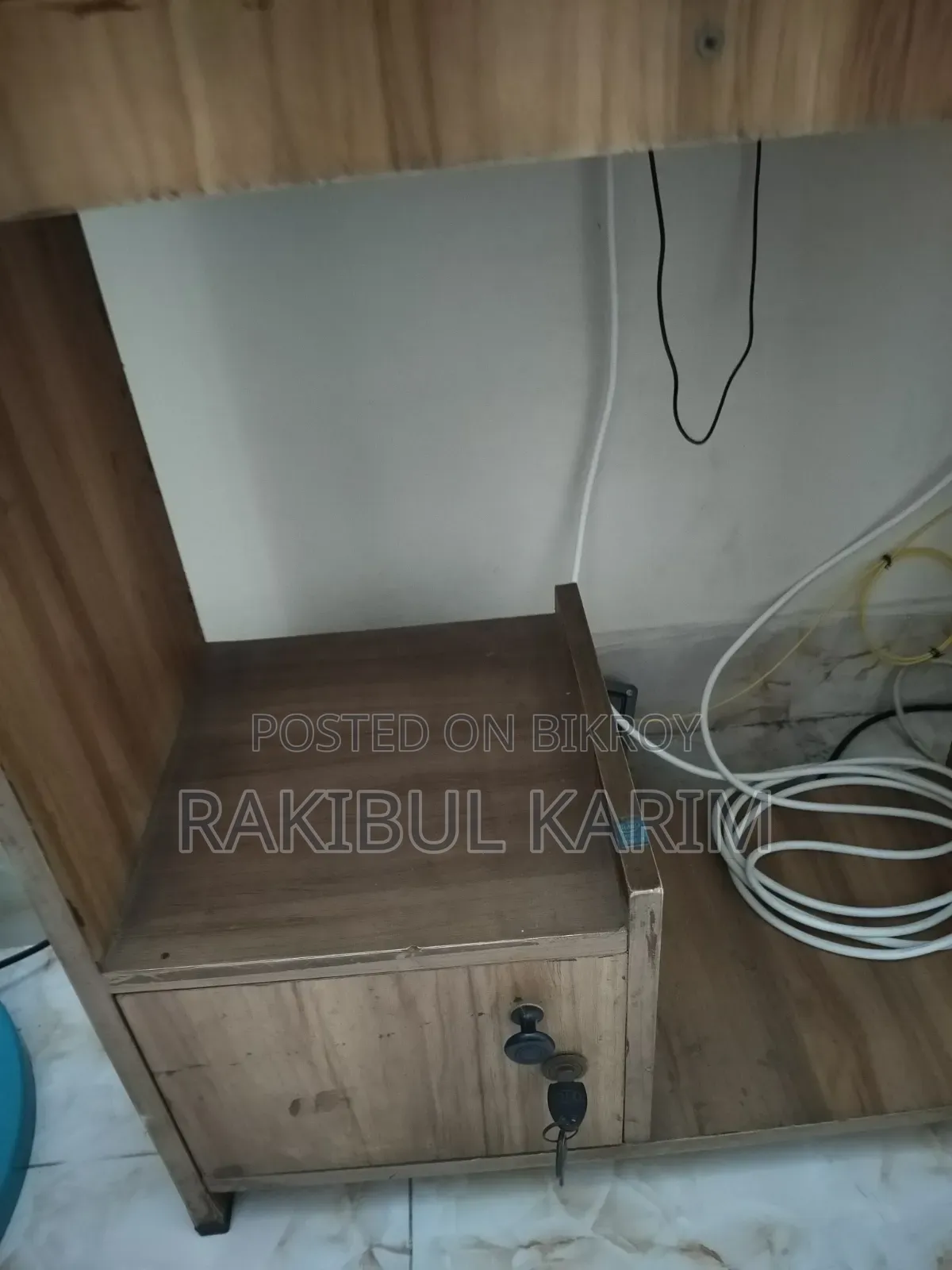 Computer table for sale. Location: Muslimnagar, Matuail, Dhaka.