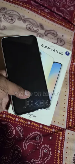 স্যামসাং গ্যালাক্সি এ৩৪ ৫জি ১২৮ জিবি সিলভার