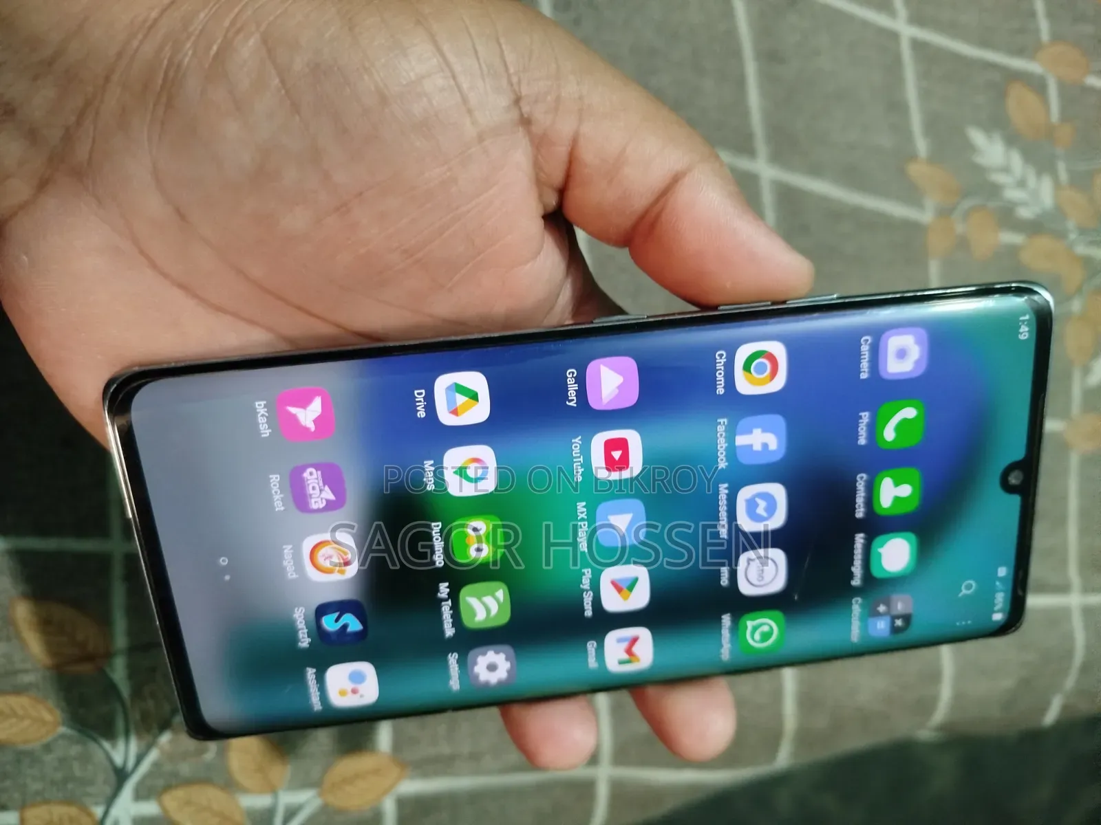 LG Velvet 5G 128 GB Gray