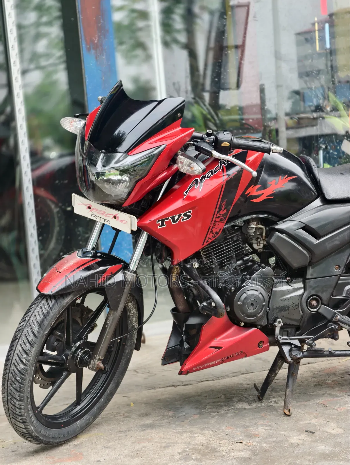 TVS Apache RTR 160 2V 2015 Red