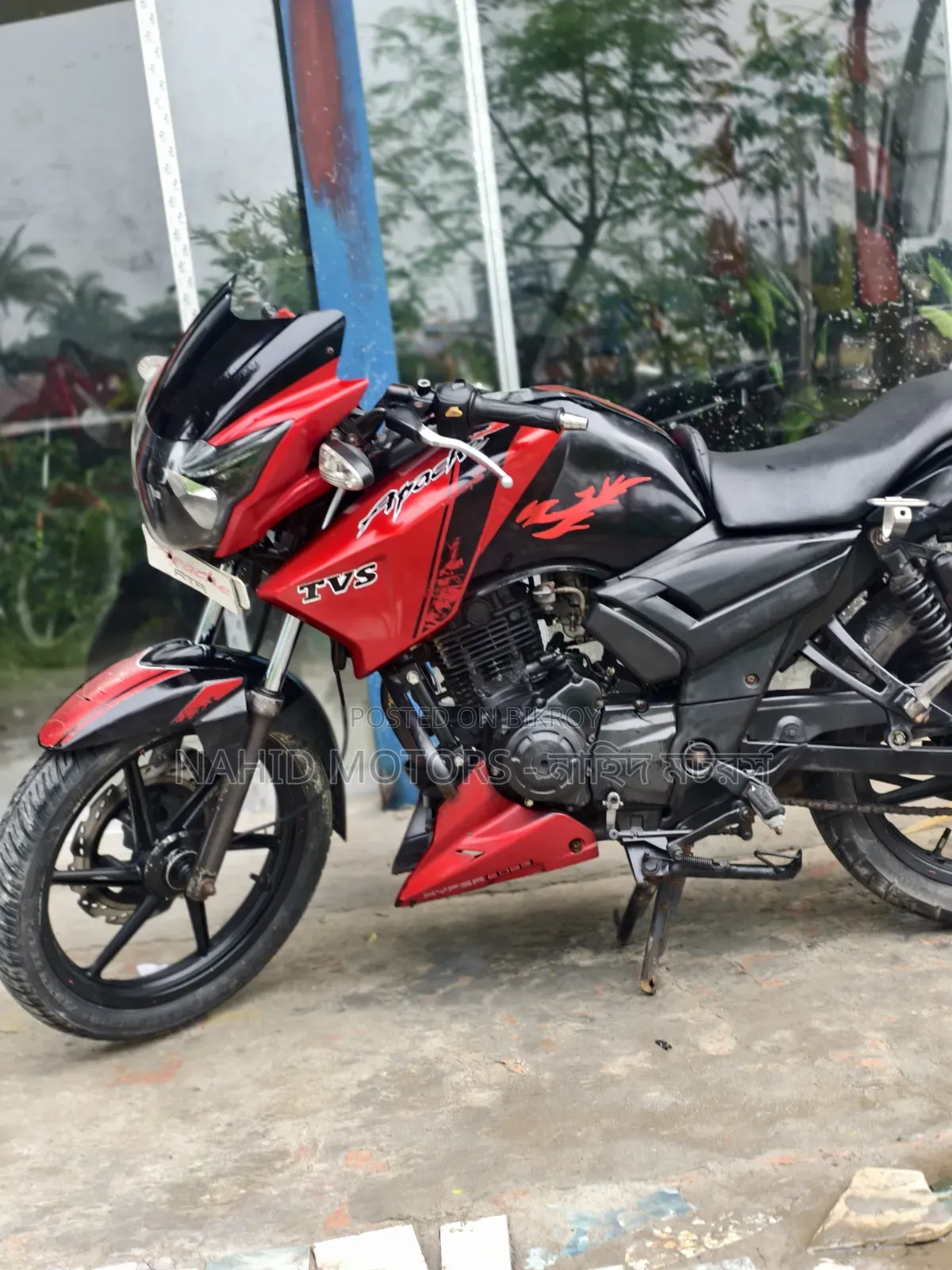 TVS Apache RTR 160 2V 2015 Red