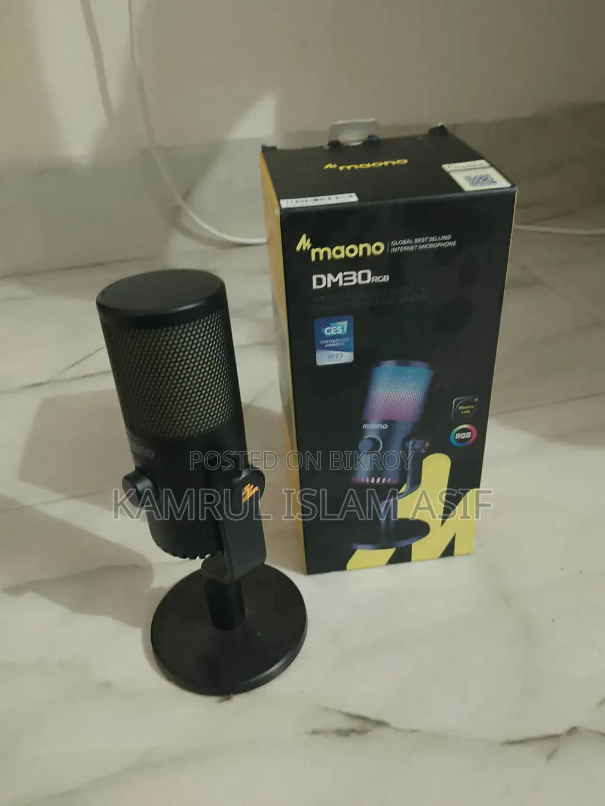 RGB Programmable USB Condenser Microphone
