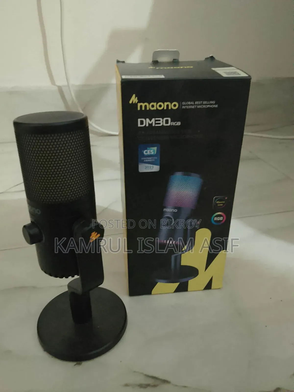 RGB Programmable USB Condenser Microphone