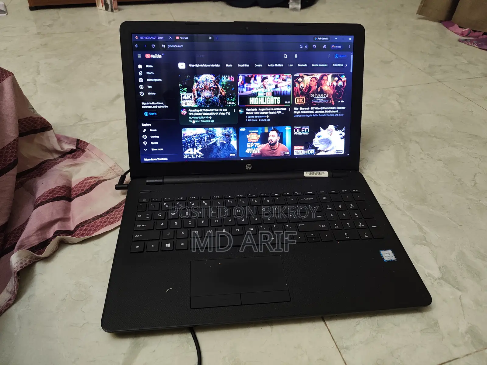 Laptop HP 15 8GB Intel Core i3 SSD 128GB