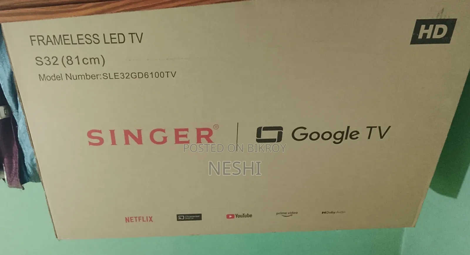 Singer LED Google TV 32 Inch