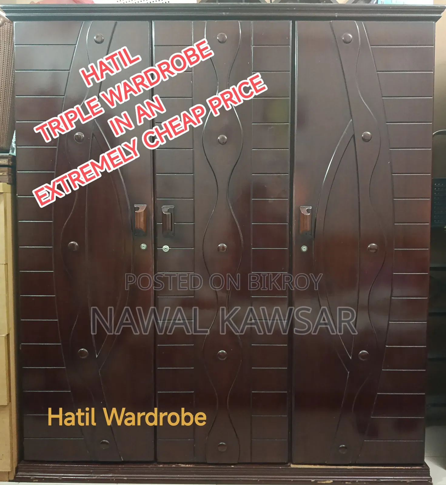 Hatil Triple Wardrobe