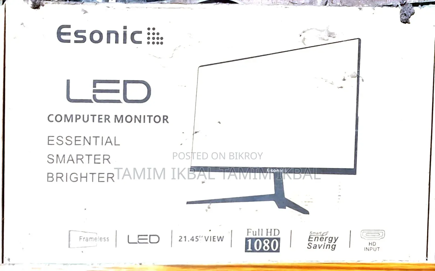 22-inch Borderless Monitor for Sale