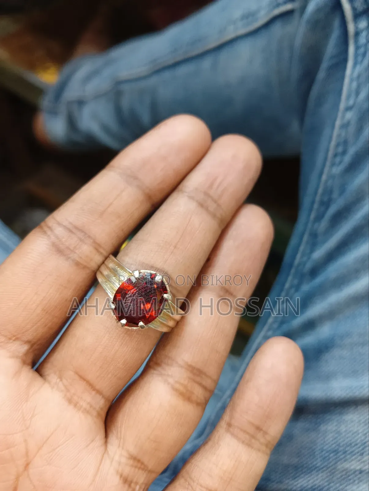 চান্দি রুপা আংটি