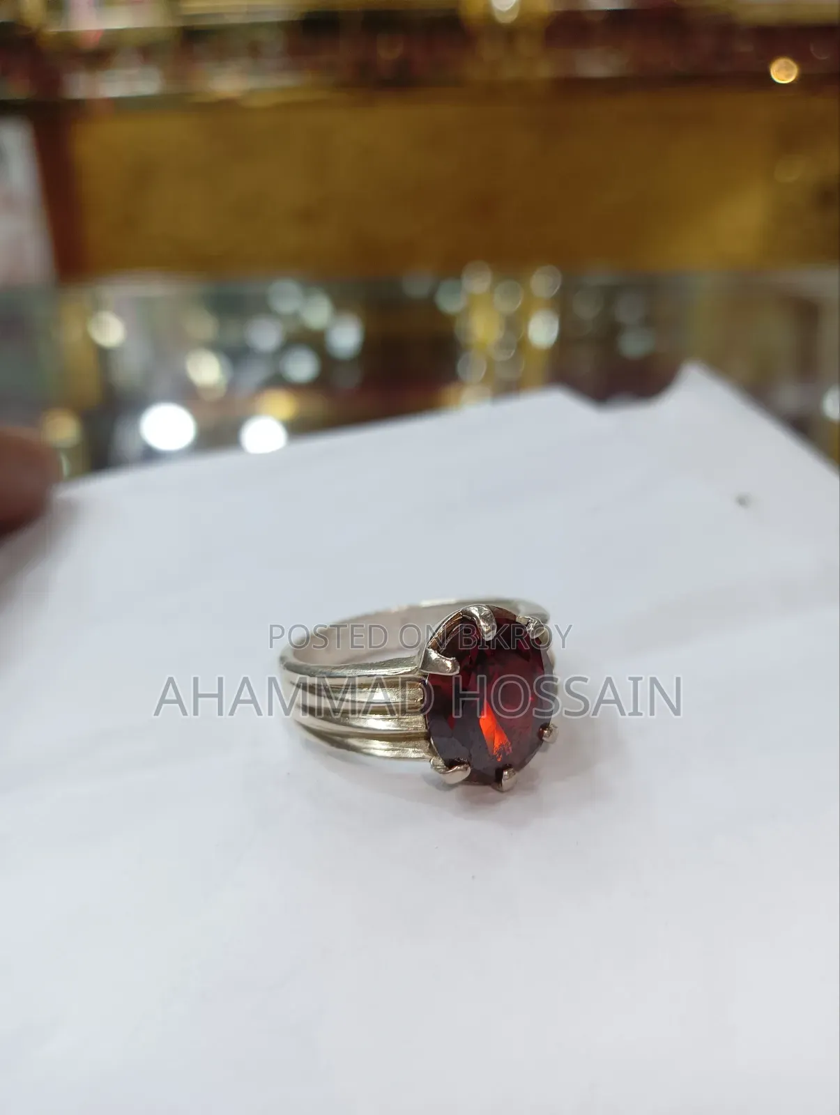 চান্দি রুপা আংটি