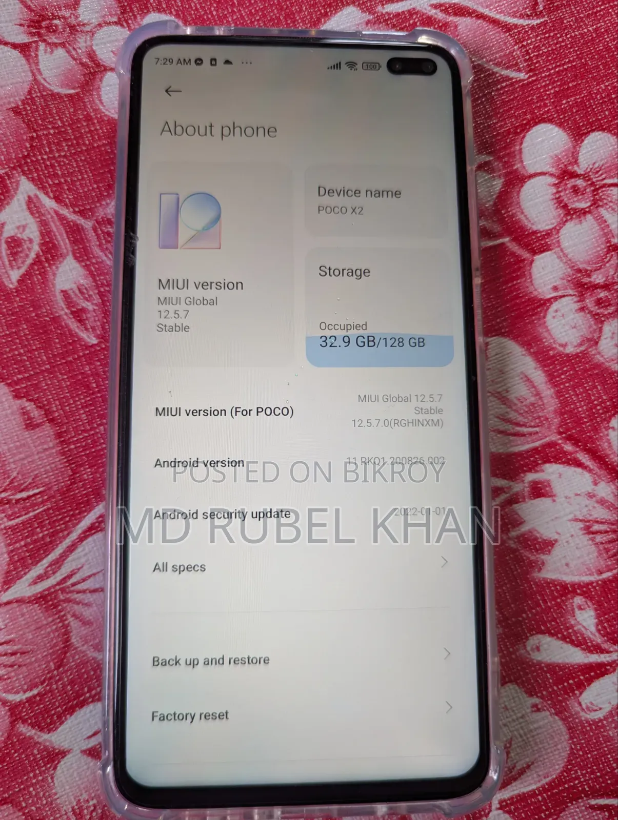 Xiaomi Pocophone X2 128 GB Pink