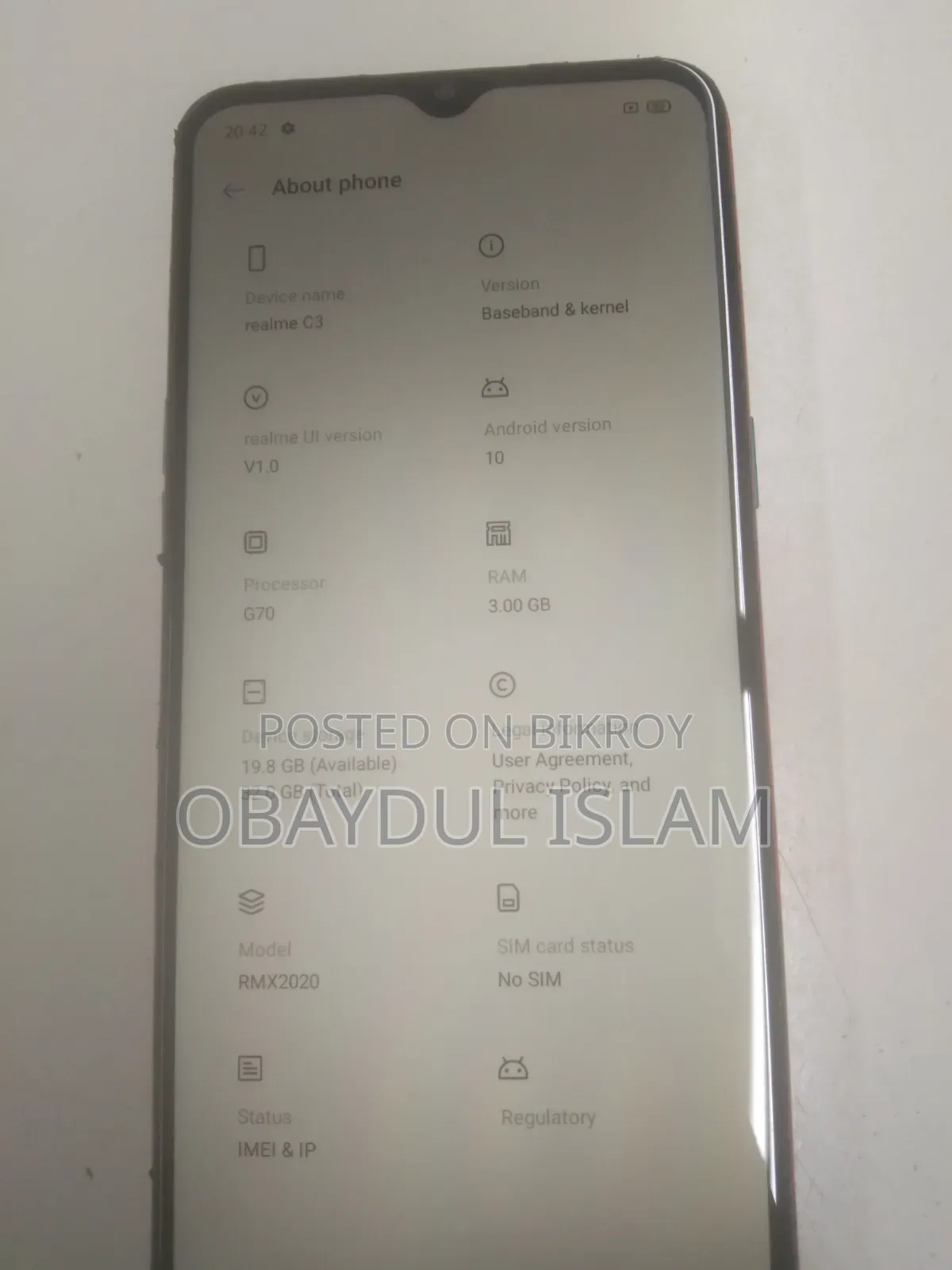Realme C3 32 GB Red