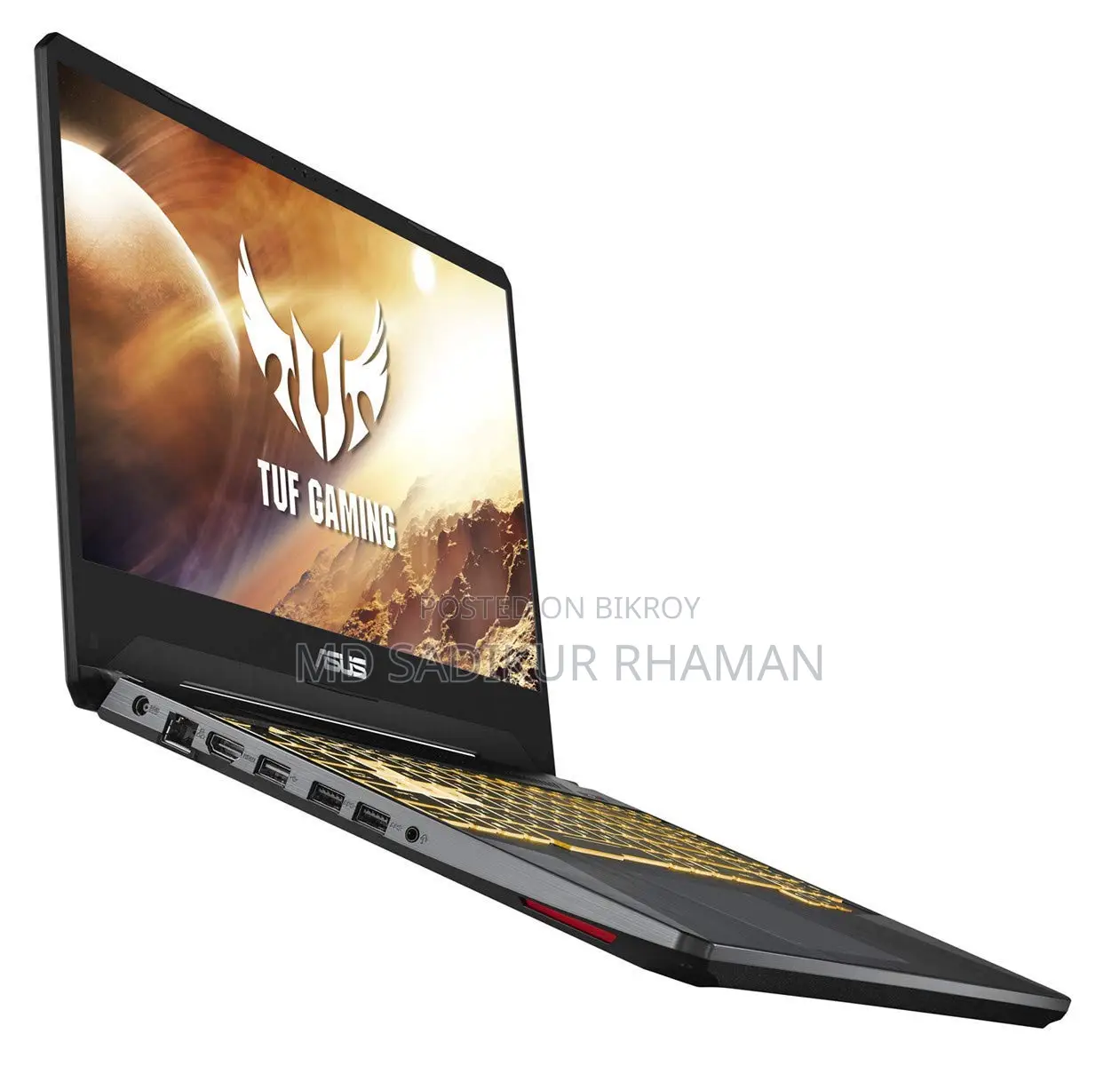 Laptop Asus TUF Gaming A15 8GB AMD Ryzen 5 HDD+SSD 1T