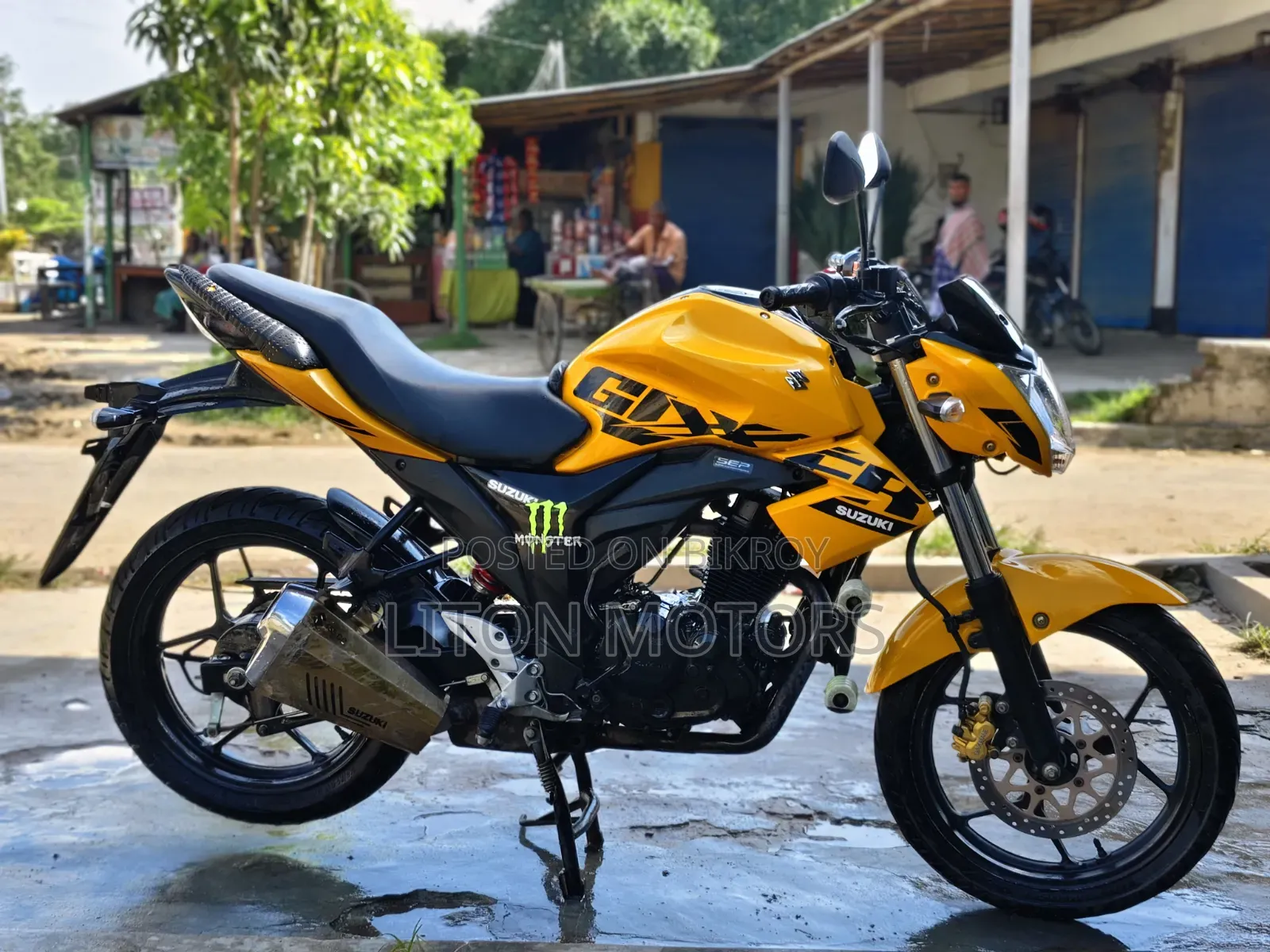 Suzuki Gixxer Monotone 2022 Yellow