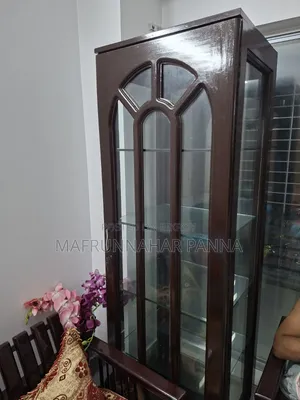 Corner Shelf Rajshahi Mahogany Wood