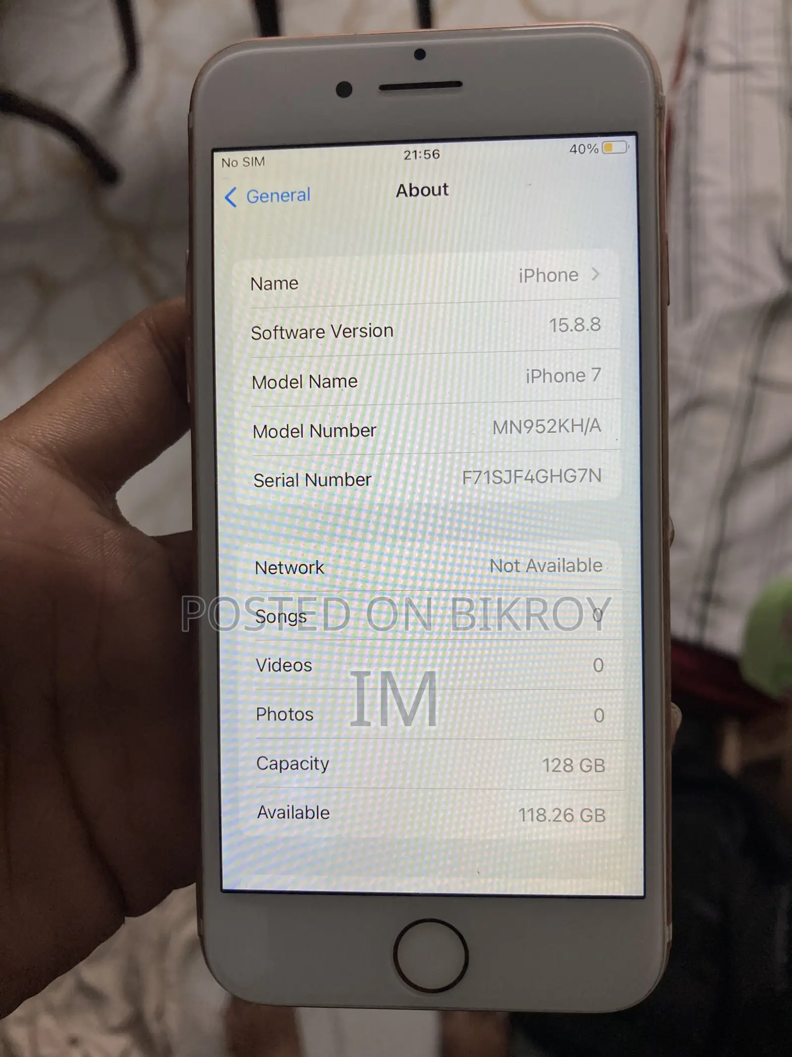 Apple iPhone 7 128 GB White