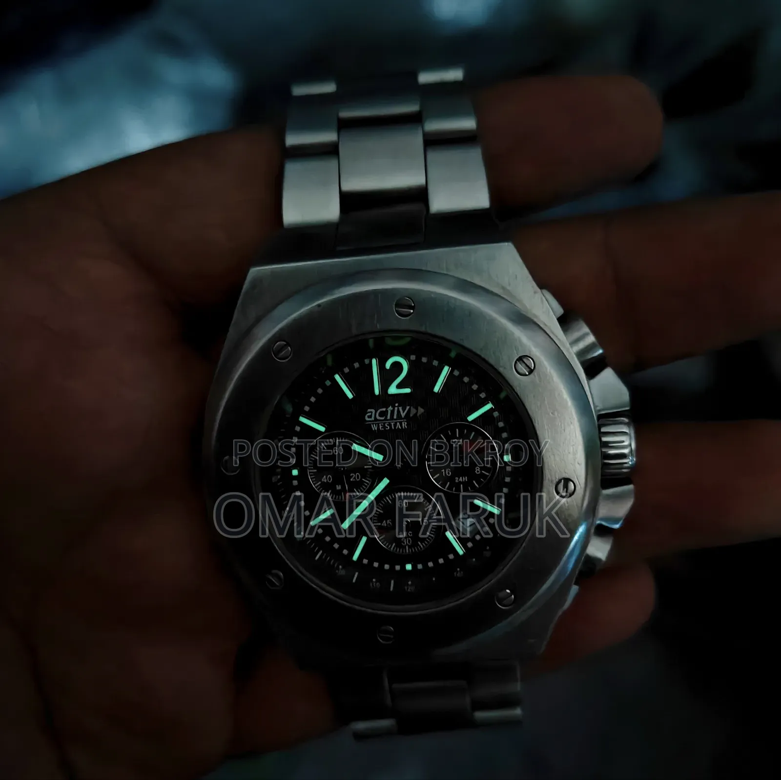 Westar Activ Chronograph Watch – Stylish Stainless Steel