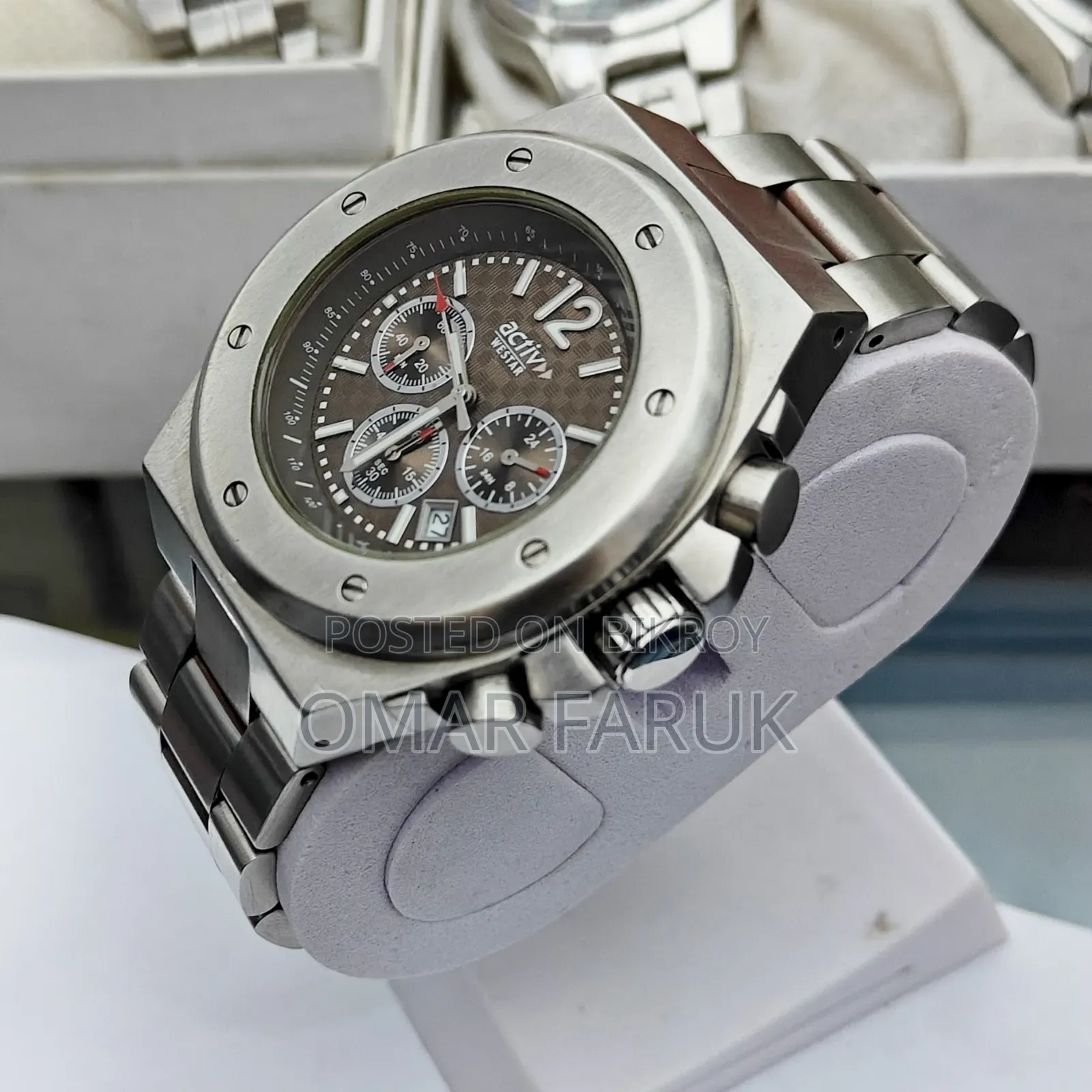 Westar Activ Chronograph Watch – Stylish Stainless Steel