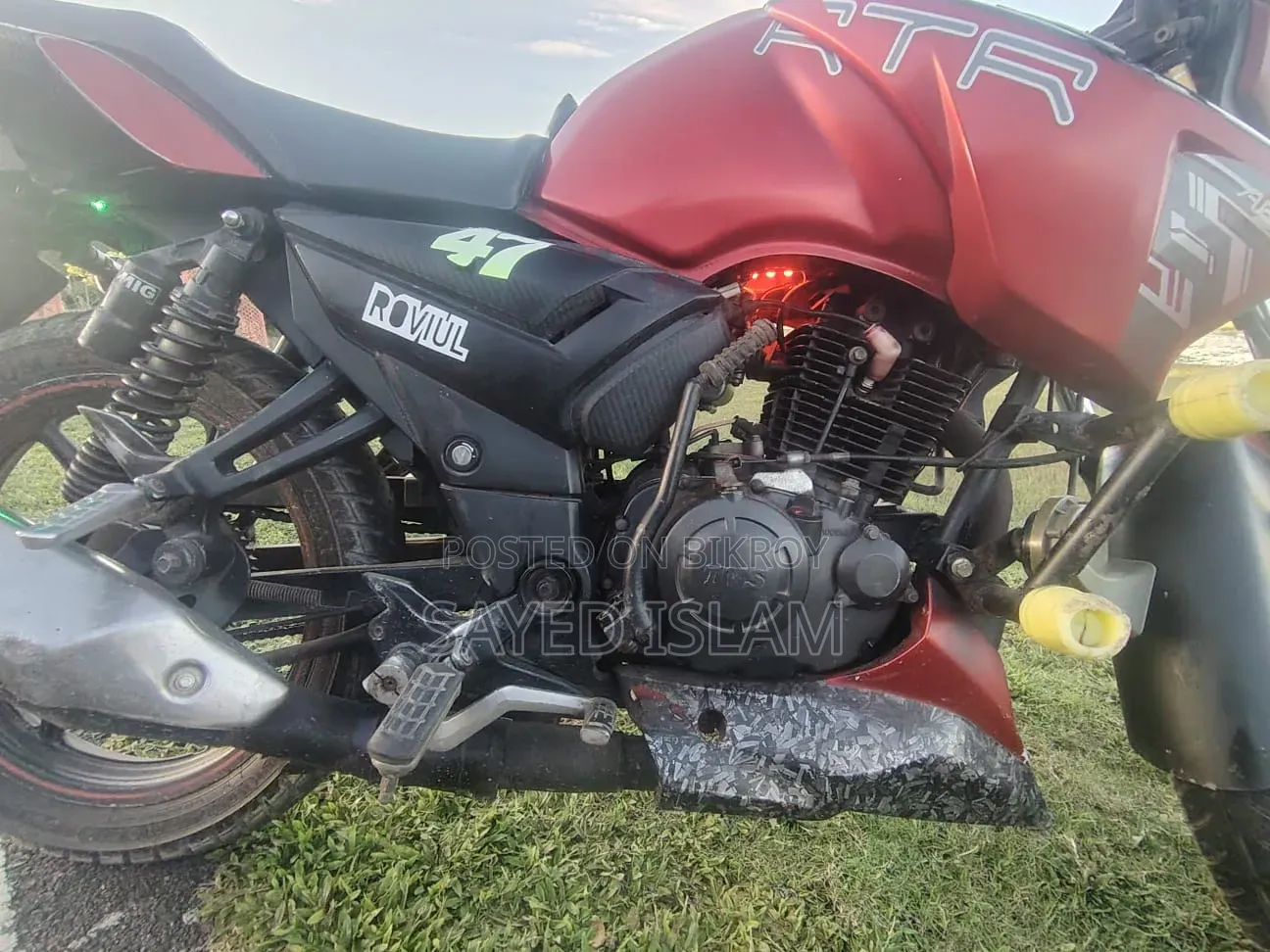 TVS Apache RTR 160 2V 2017 Red