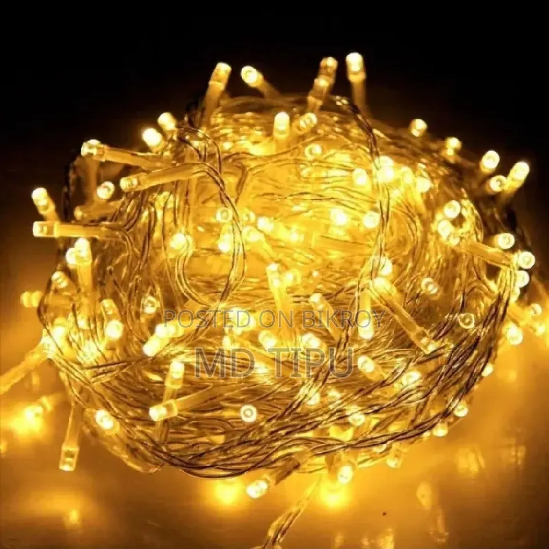 Home Decoration Light 80 Led- Golden, Golden Fairy String Lights