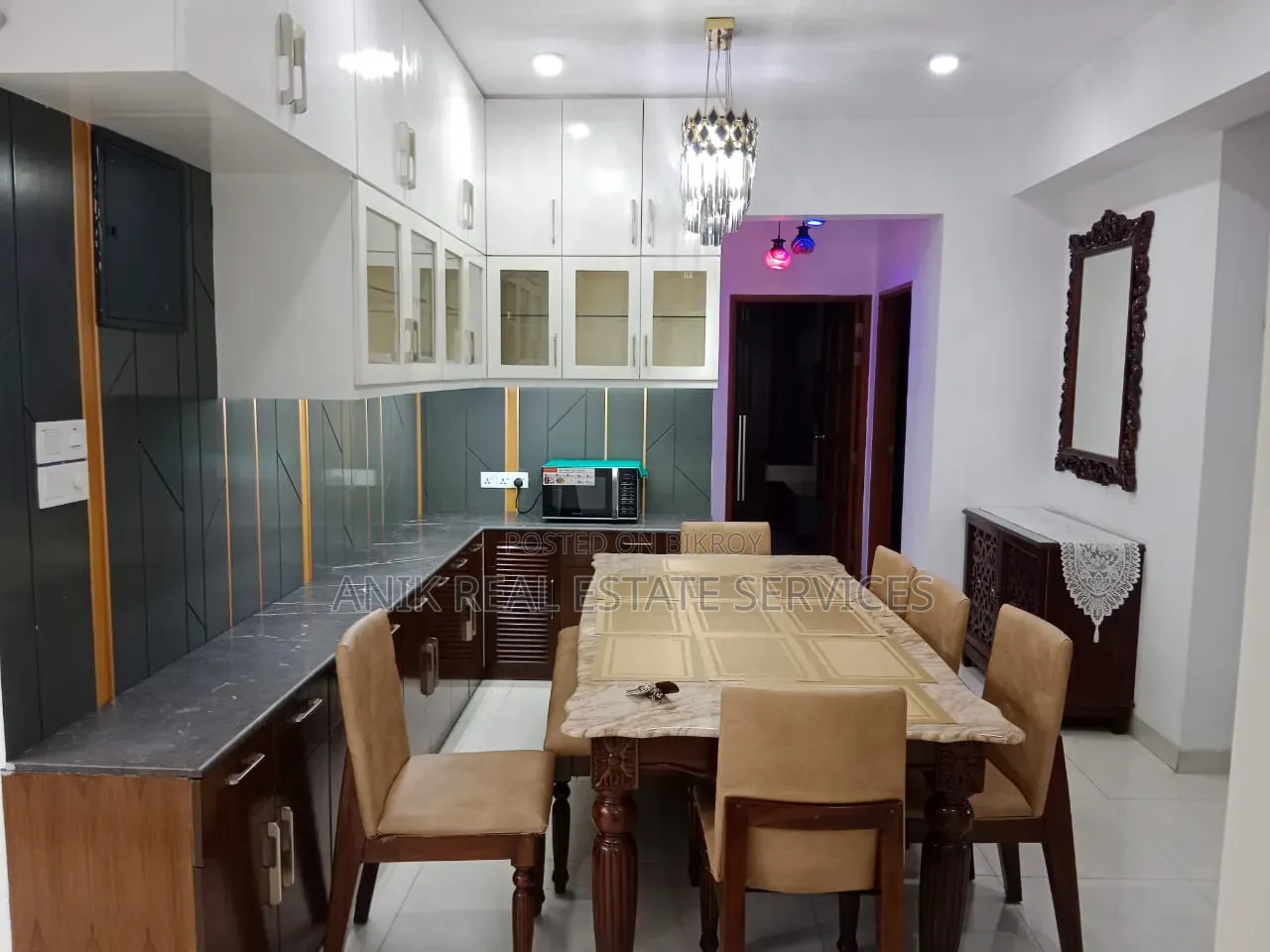 Furnished 3-bedroom Apartment in Anik Real Estate, Banani for Rent