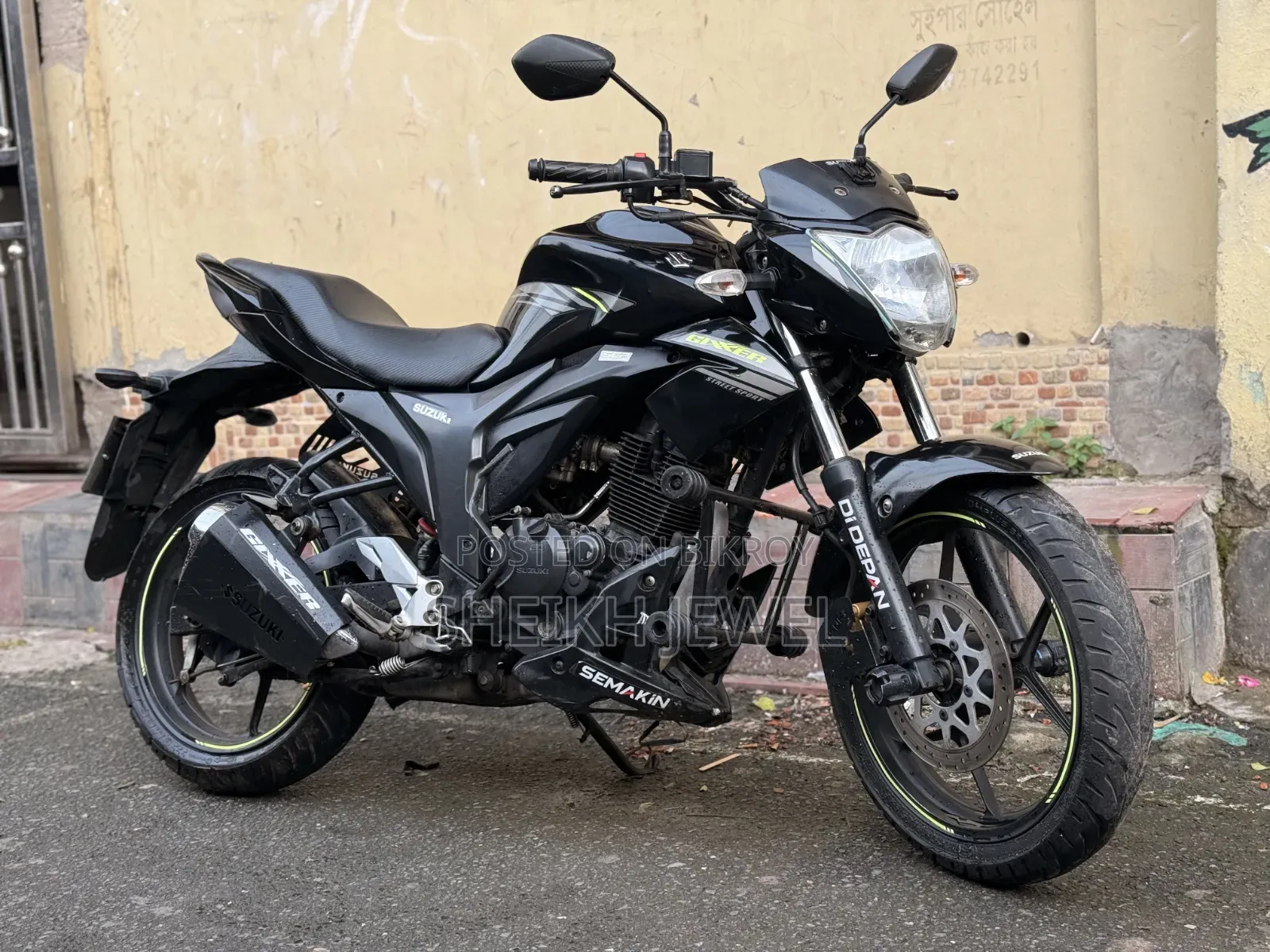 Suzuki Gixxer Monotone 2022 Black