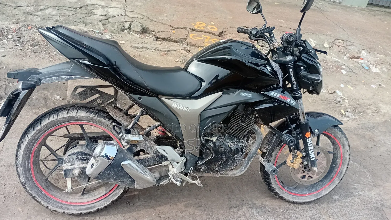 Suzuki Gixxer Monotone 2025 Black