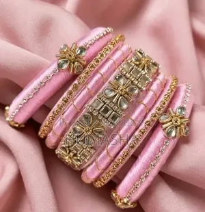 Exclusive Handmade Kundan Thread Bangles (Sawan/Wedding Special)