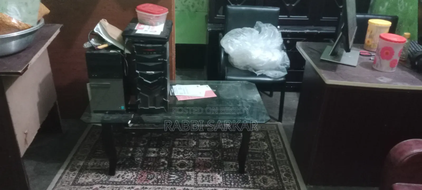 অফিসের সব মালামাল বিক্রি হবে