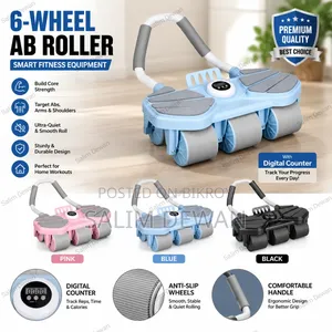 6 Wheel Automatic Rebound Ab Roller