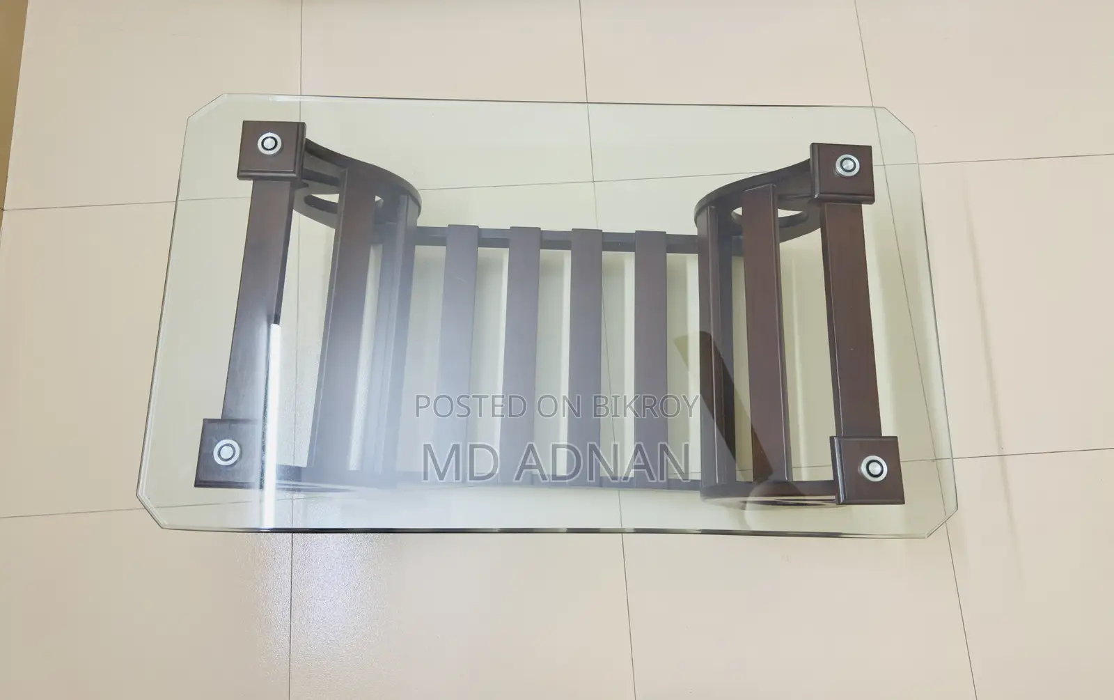 This sofa table is for sale