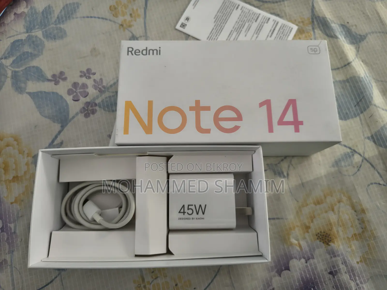 Xiaomi Redmi Note 14 5G 256 GB Silver