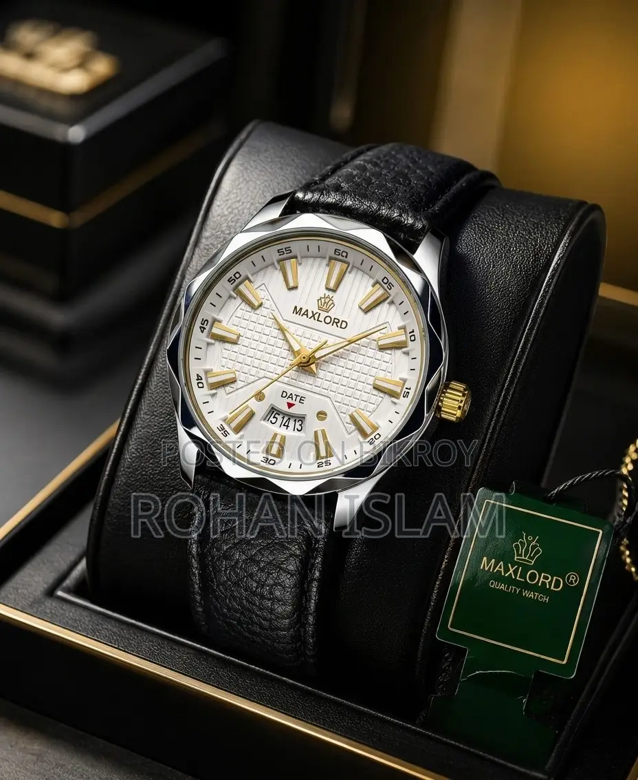 Maxlord 004 Men Watch 100% Waterproof and Active Redium