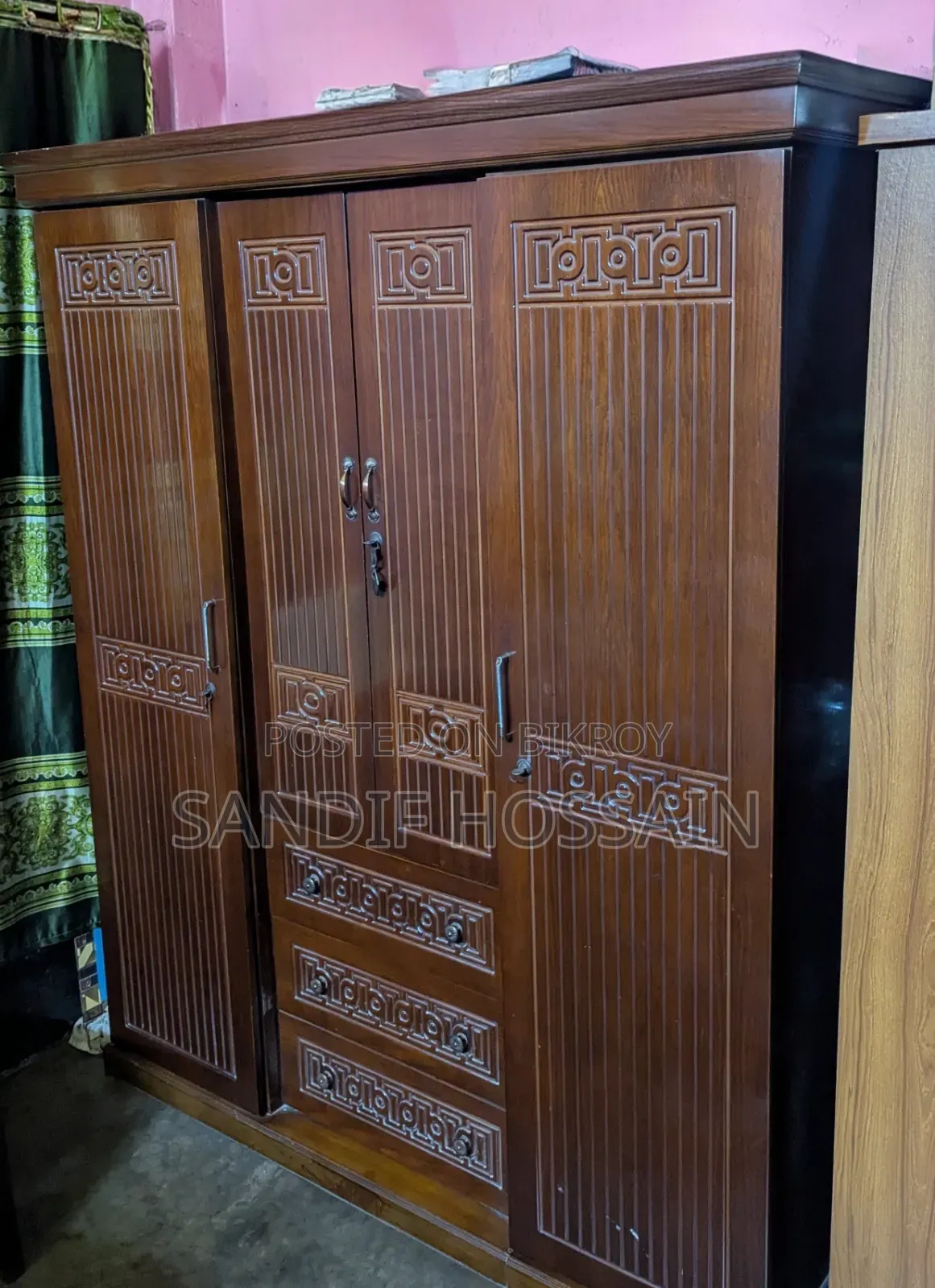 3 Parts Almirah MDF (Malaysian)