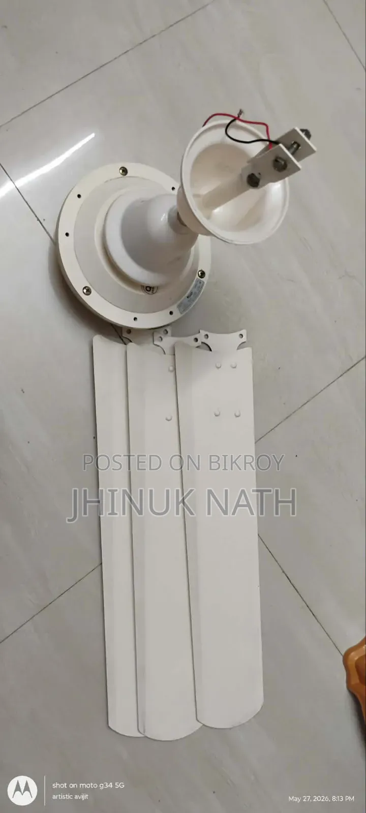 Click Ceiling Fan – ভালো কন্ডিশন, ১০০% সচল