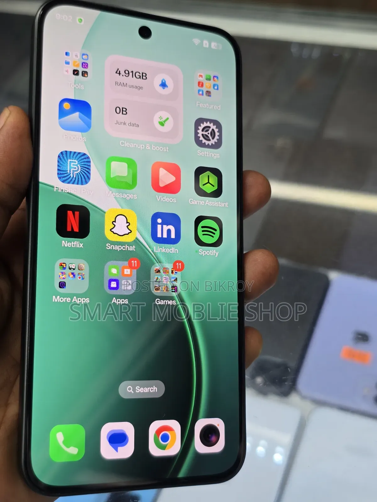 New Oppo 256 GB Green