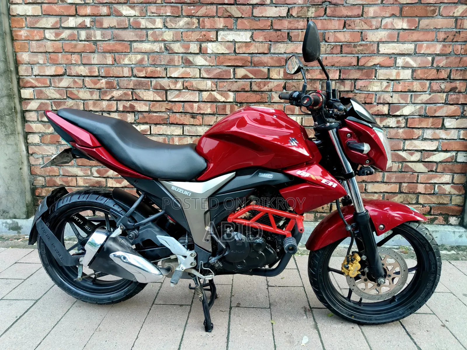Suzuki Gixxer Monotone 2024 Red