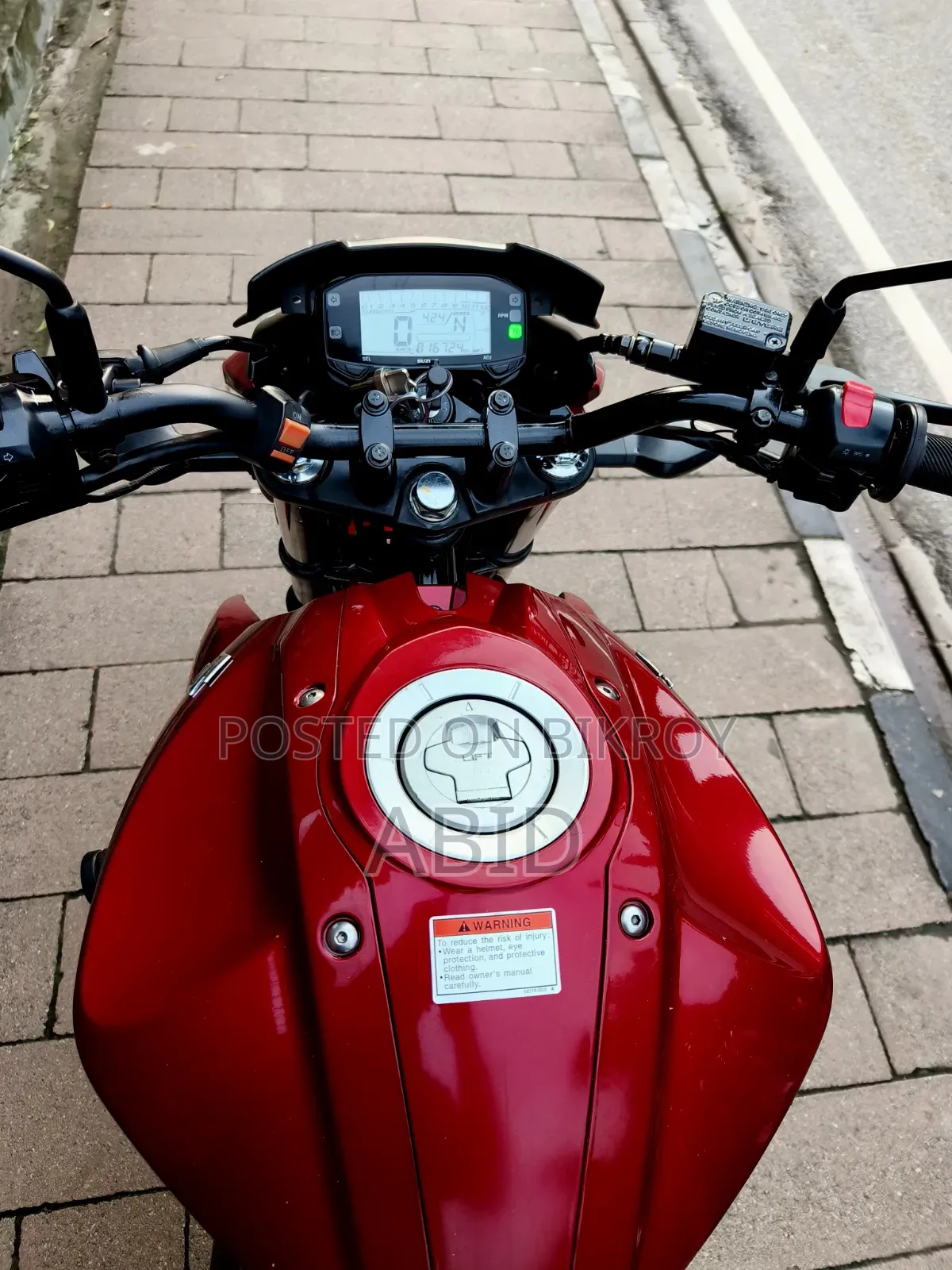 Suzuki Gixxer Monotone 2024 Red