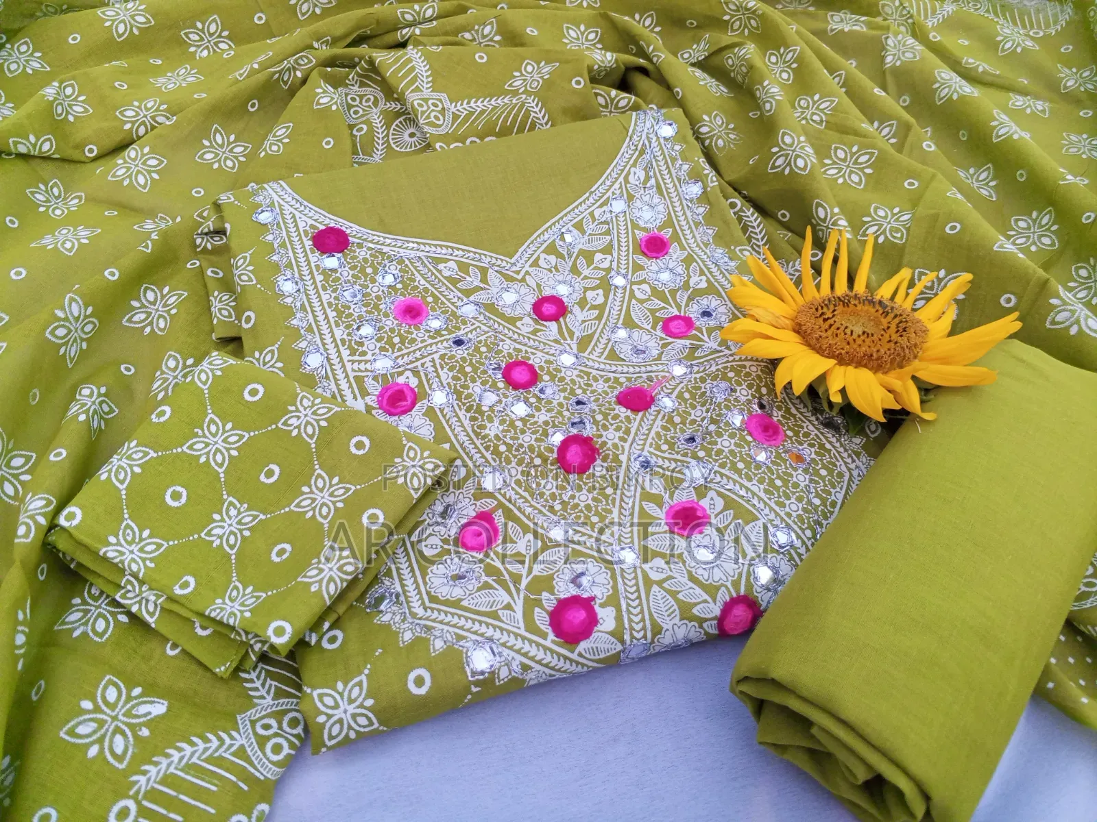 Kalamkari Three-Piece Set