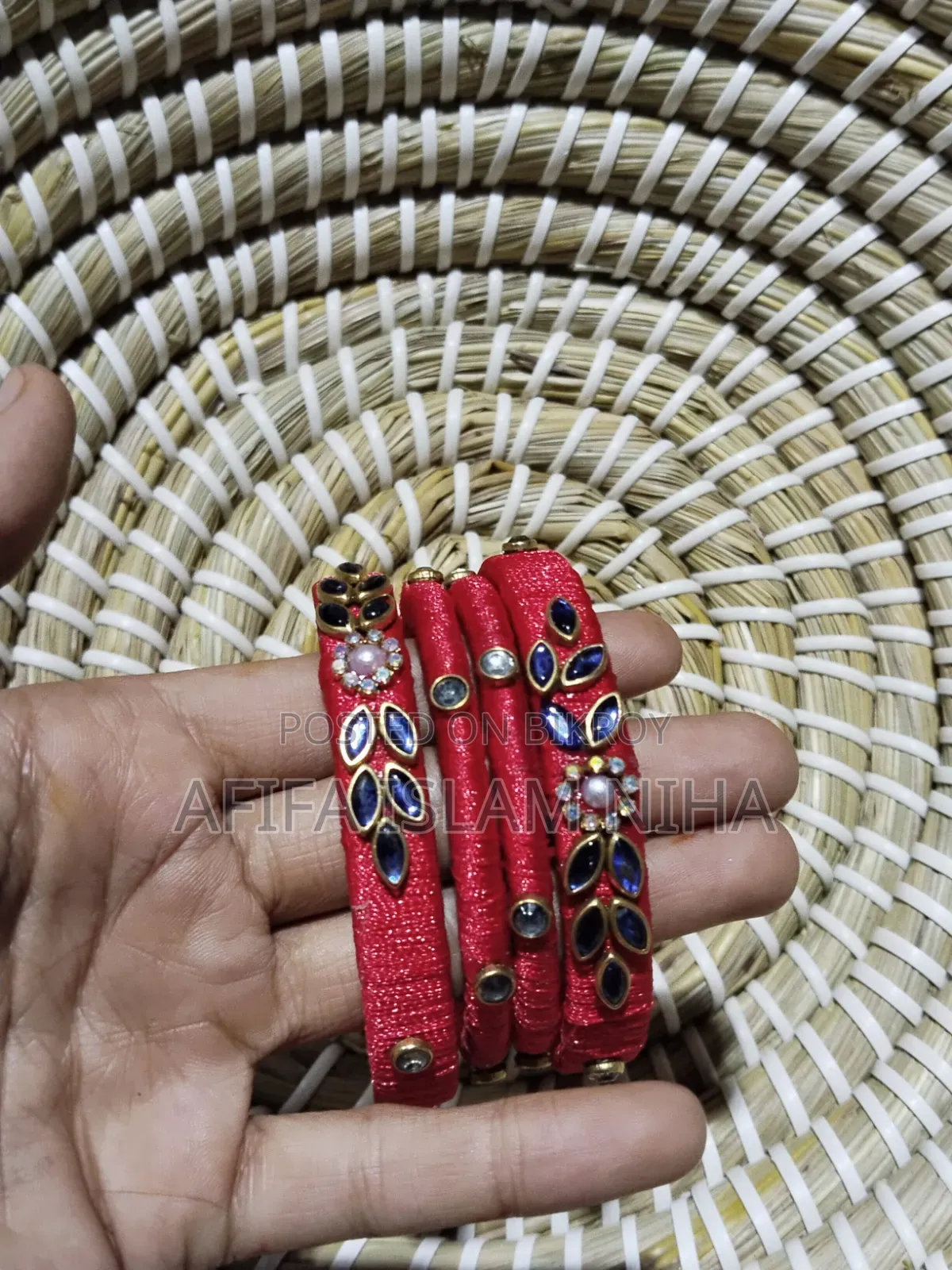 Kundan work bangles