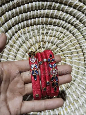 Kundan work bangles