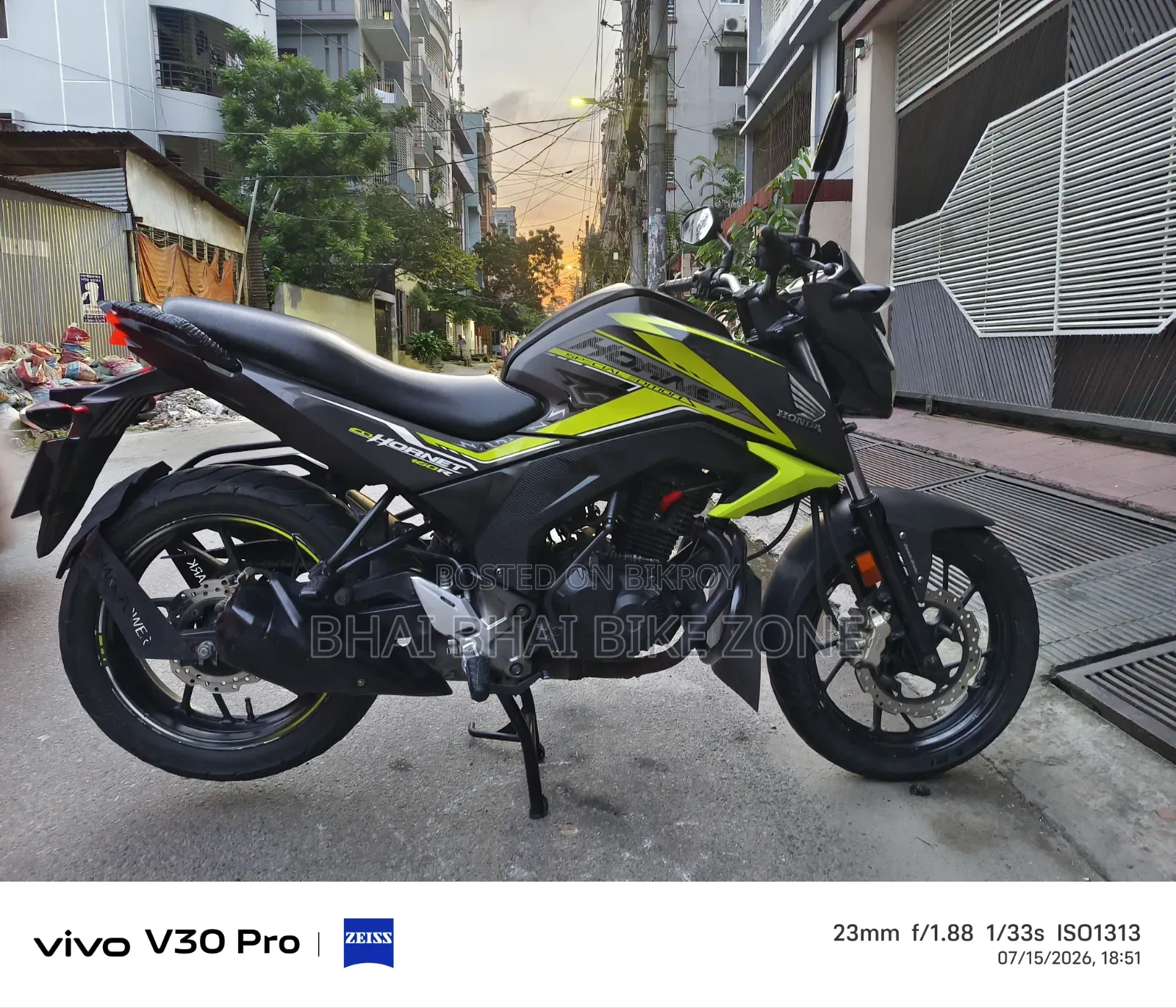 Honda Hornet 2021 Green
