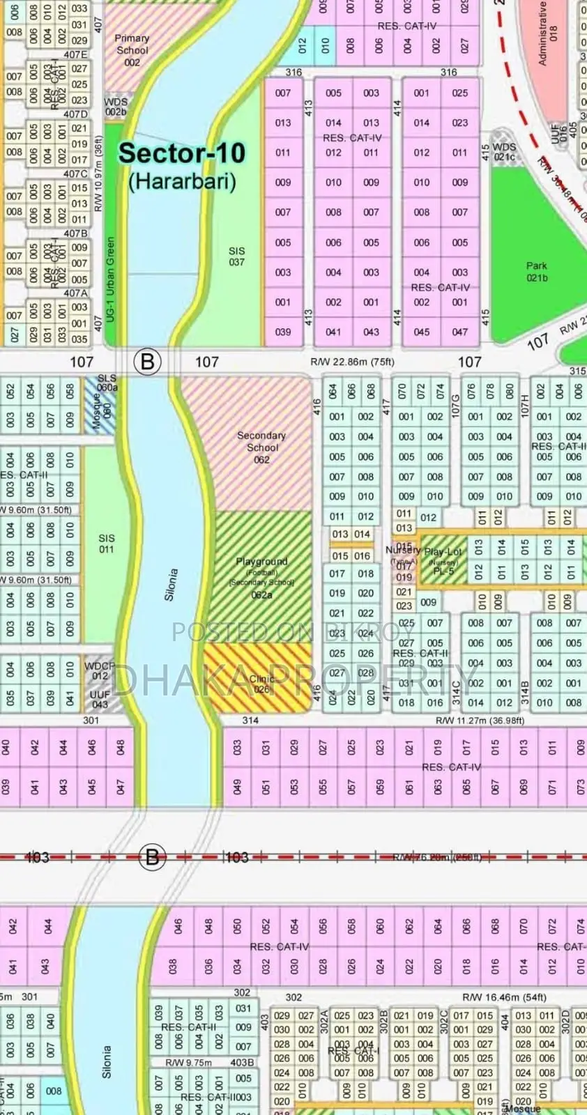Near 300ft 5 Katha Park West at Sector-10