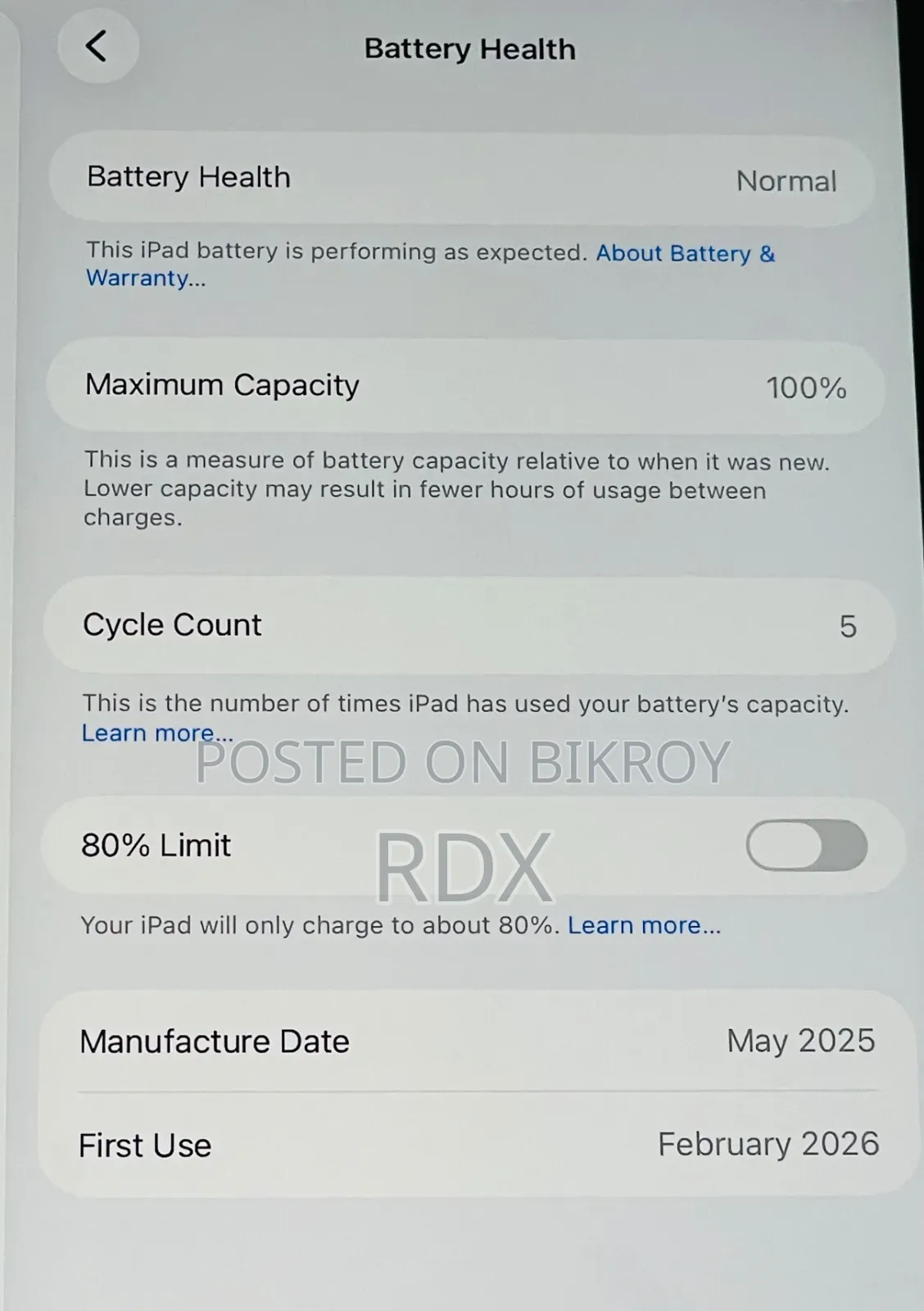 Apple iPad (2025) 128 GB Silver