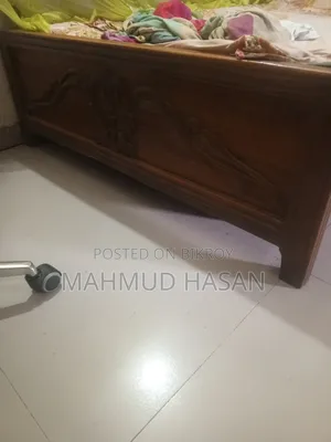 Teak wood bed 7/4 feet