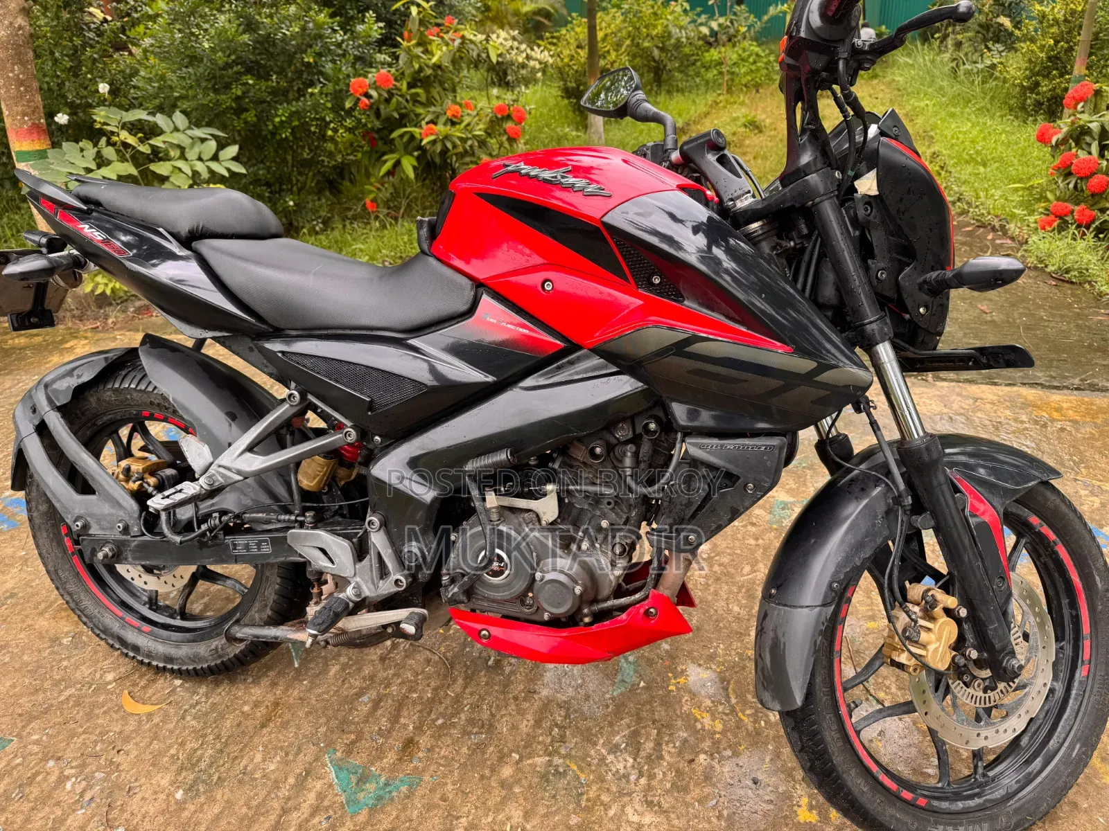 বাজাজ পালসার এনএস ১৬০ ২০১৯ রেড
