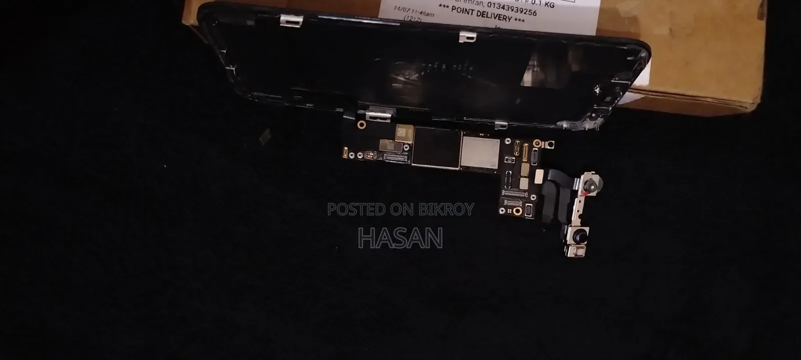 iPhone 12pro Lock Motherboard and Display Green Line.