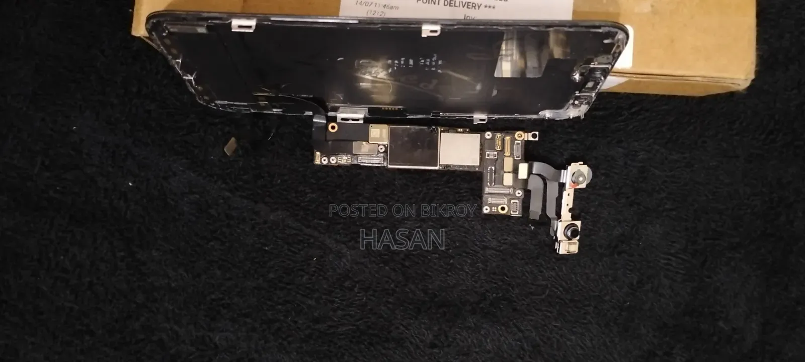 iPhone 12pro Lock Motherboard and Display Green Line.