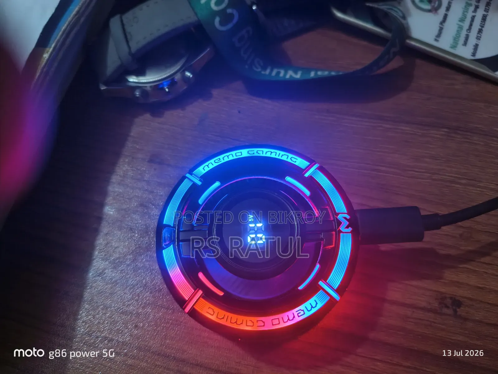 Memo CX15 Gaming Cooler/ Phone Cooler